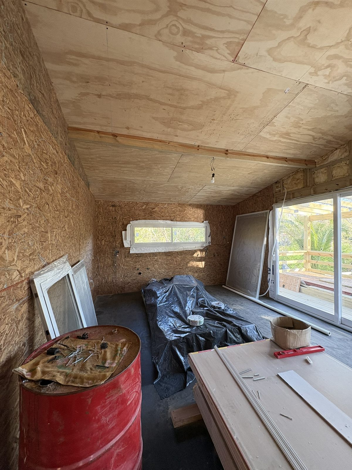Construcción en madera Isla Delta – interior paso 4